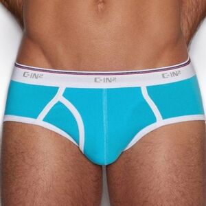 C-IN2 Men's Throwback Fly Front Brief Underwear Size Medium NEW